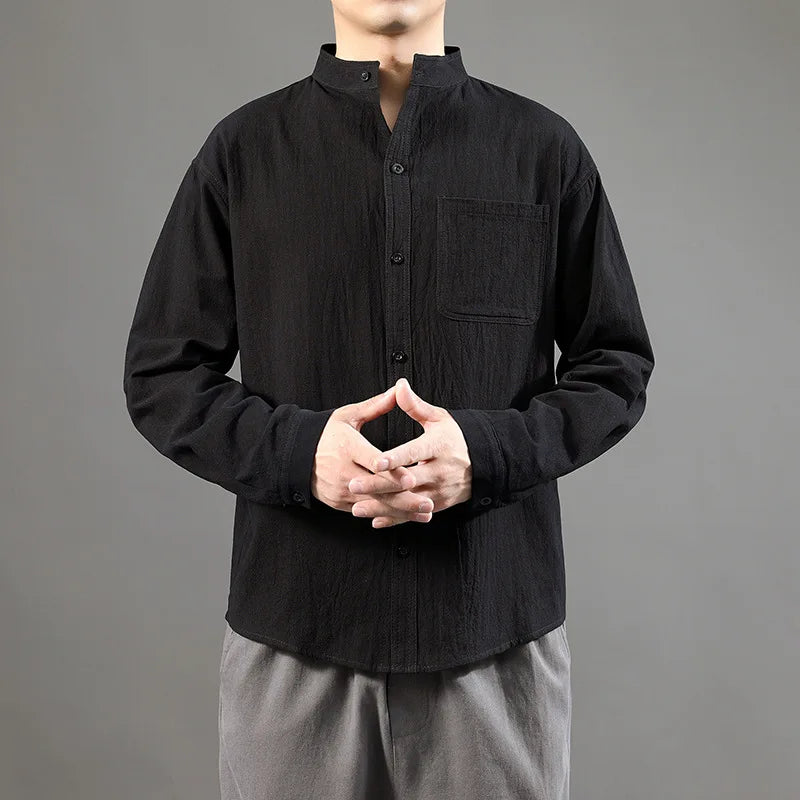 Cardigan in Lino Uomo