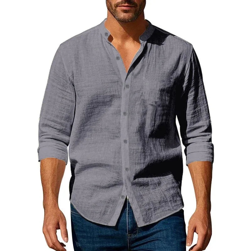 Camicia Henley Lunga