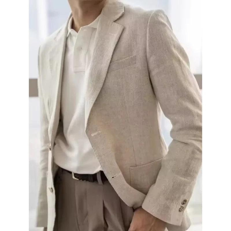 Giacca Slim in Lino