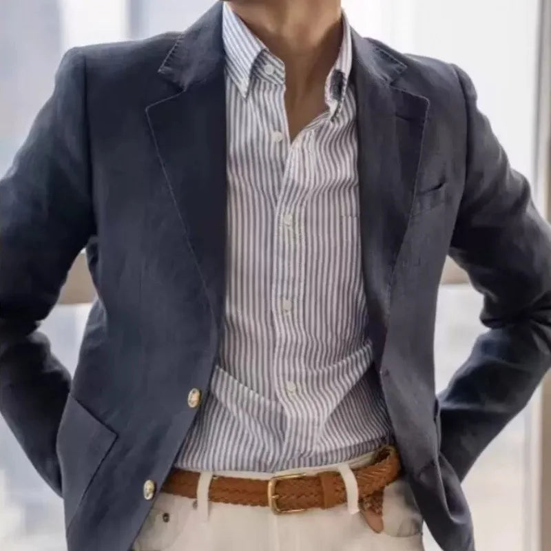 Giacca Slim in Lino