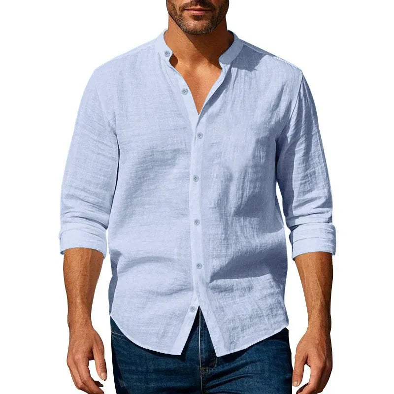 Camicia Henley Lunga