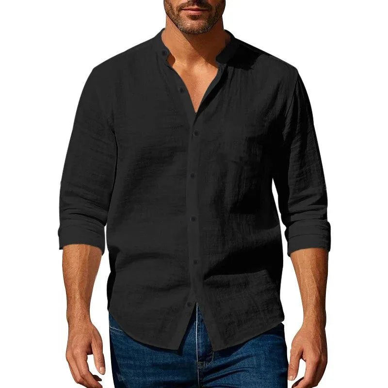Camicia Henley Lunga