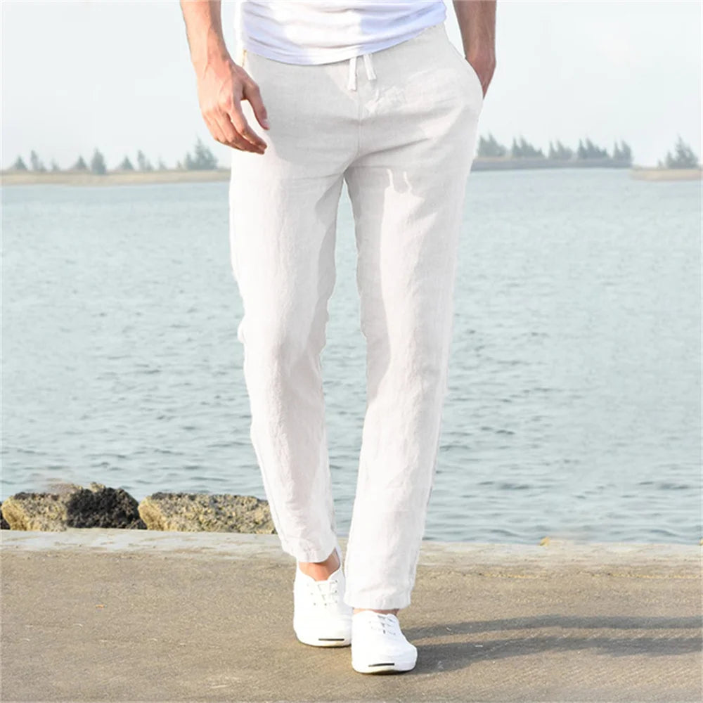 Pantaloni Lino & Cotone