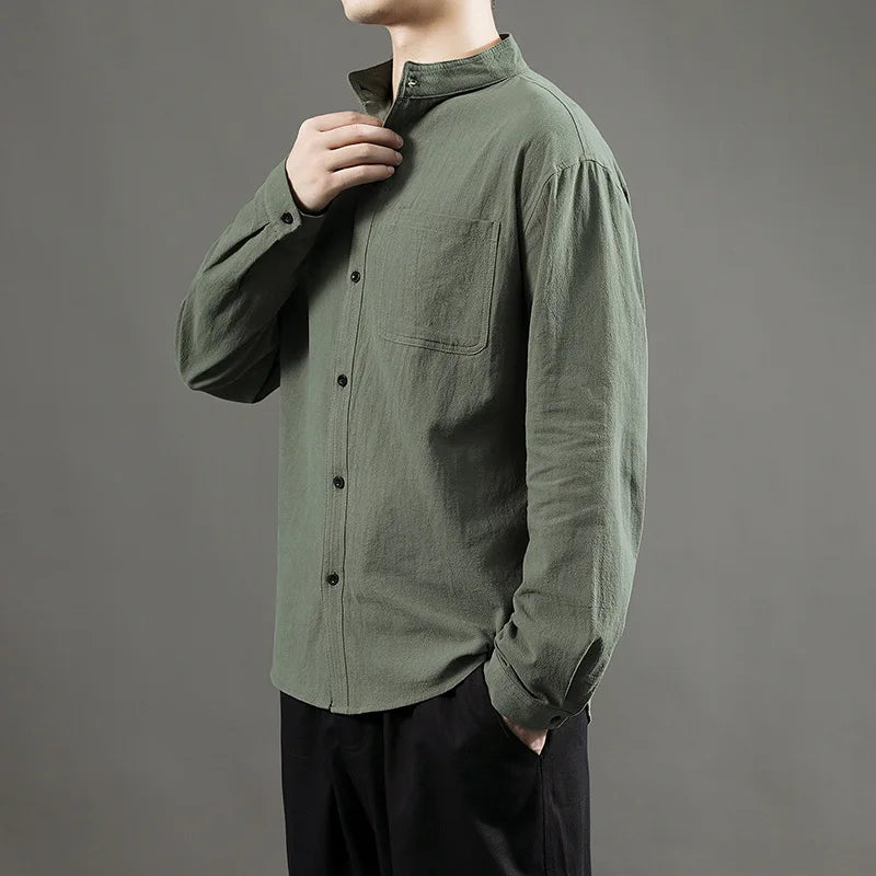 Cardigan in Lino Uomo